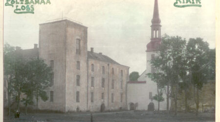 Põltsamaa loss ja kirik 1939a. Foto on illustratiivne.