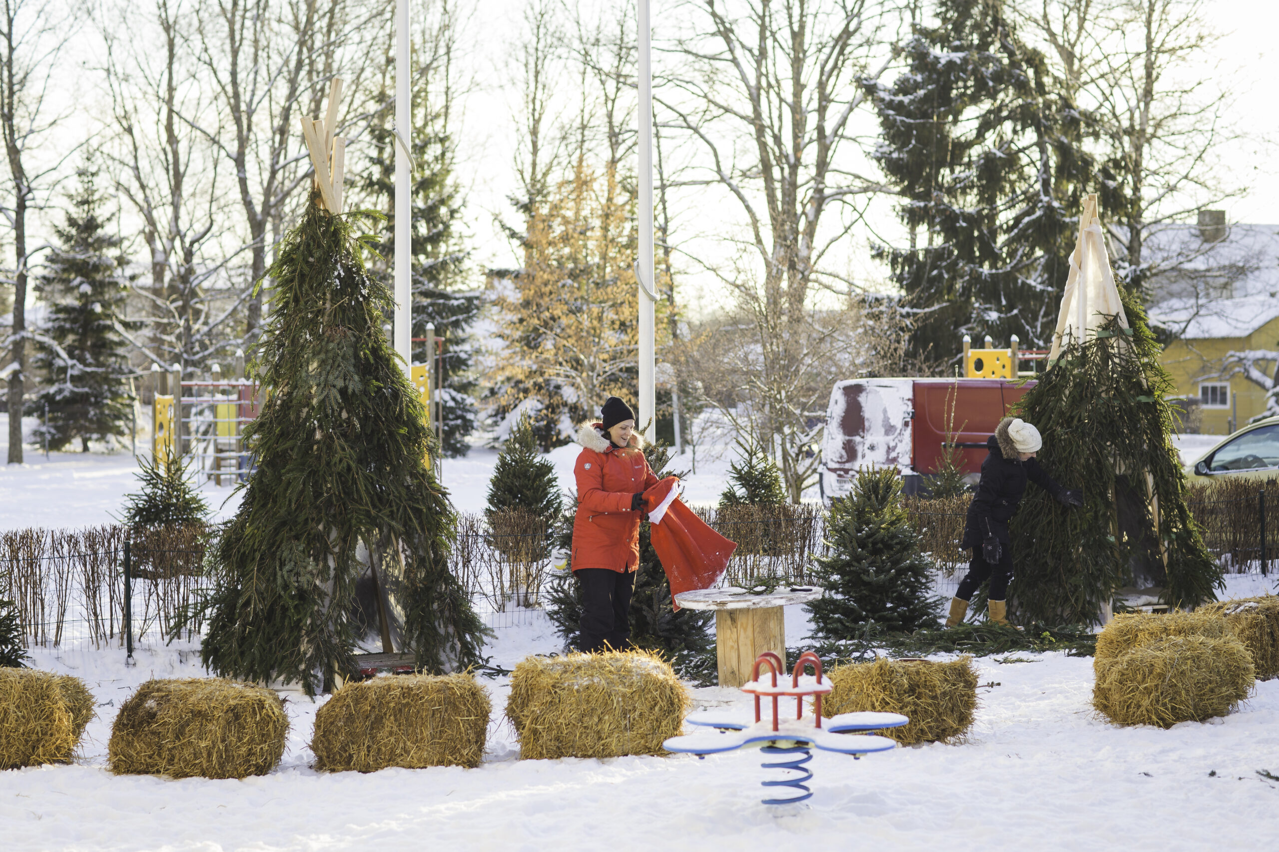 Vahva jõulumaa ootab väikesi külalisi. Foto Kristi Sepri.