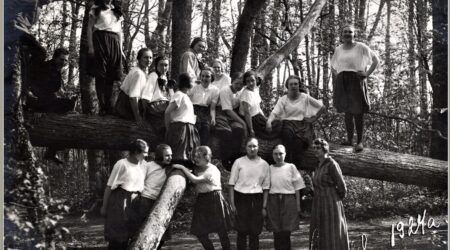 Põltsamaa vanadel fotodel: Kevad Uue-Põltsamaa mõisa pargis 1924. aastal. Fotograaf Karl Joosep, foto erakogu.