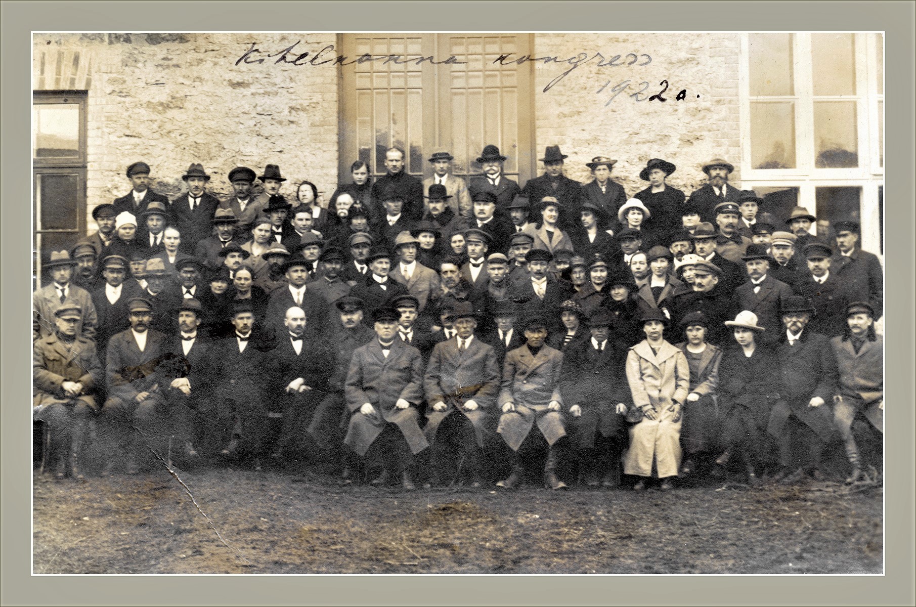 Põltsamaa vanadel fotodel: Põltsamaa kihelkonna kongress 1922. aastal. Fotograaf M. Kangur Foto K. Kiviste erakogust.