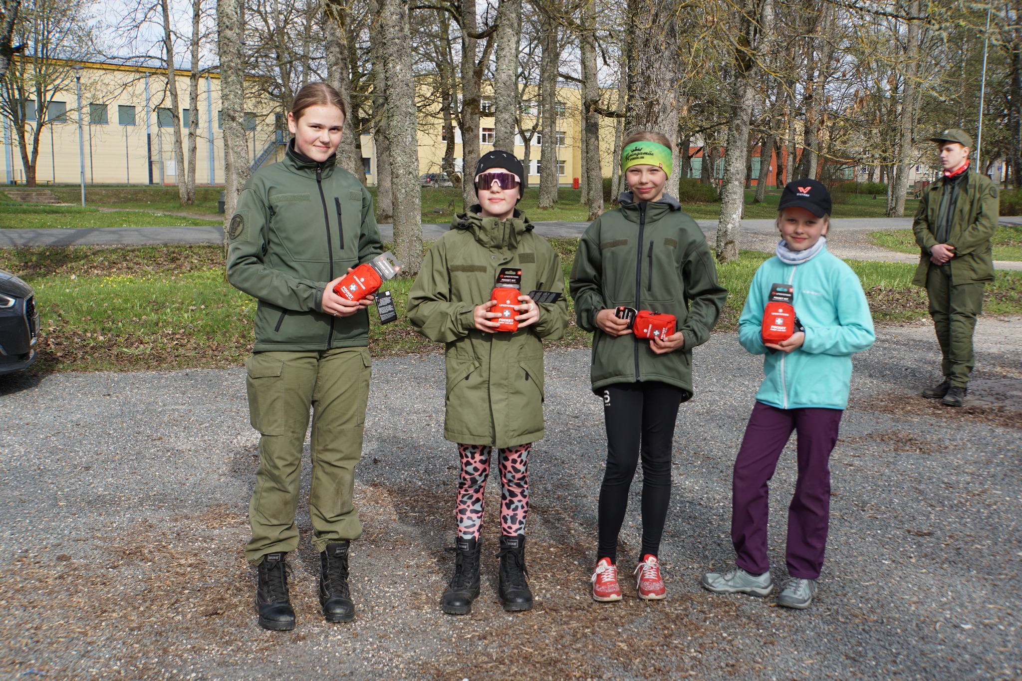 Vasakult: Emili Sild, Claudia Mägi, Eliise Sepri ja Marta Matson. Foto Vaike Niklus.
