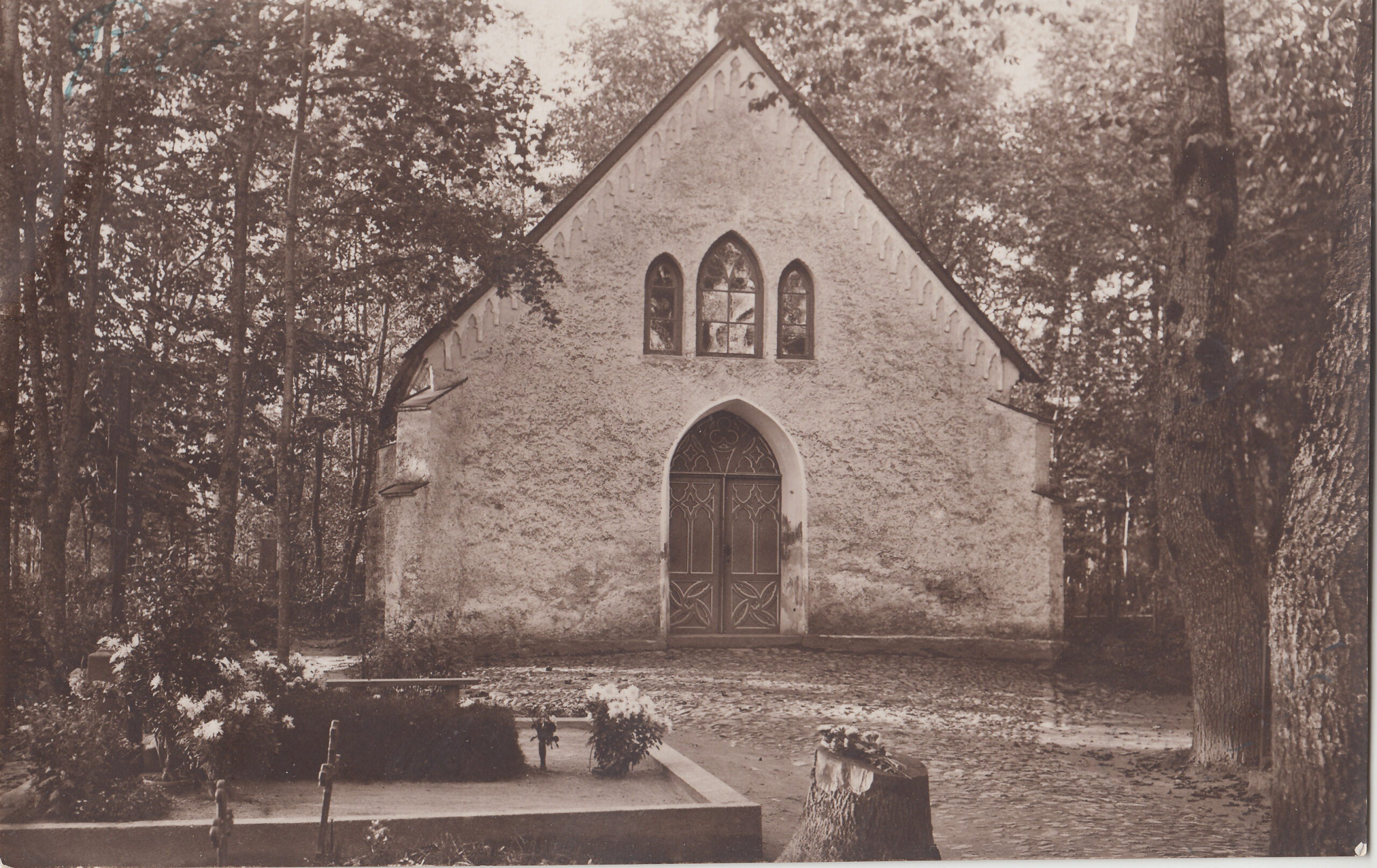 Põltsamaa vanadel fotodel: Kabeliaed 1928. Fotograaf A. Mik. Foto erakogust.