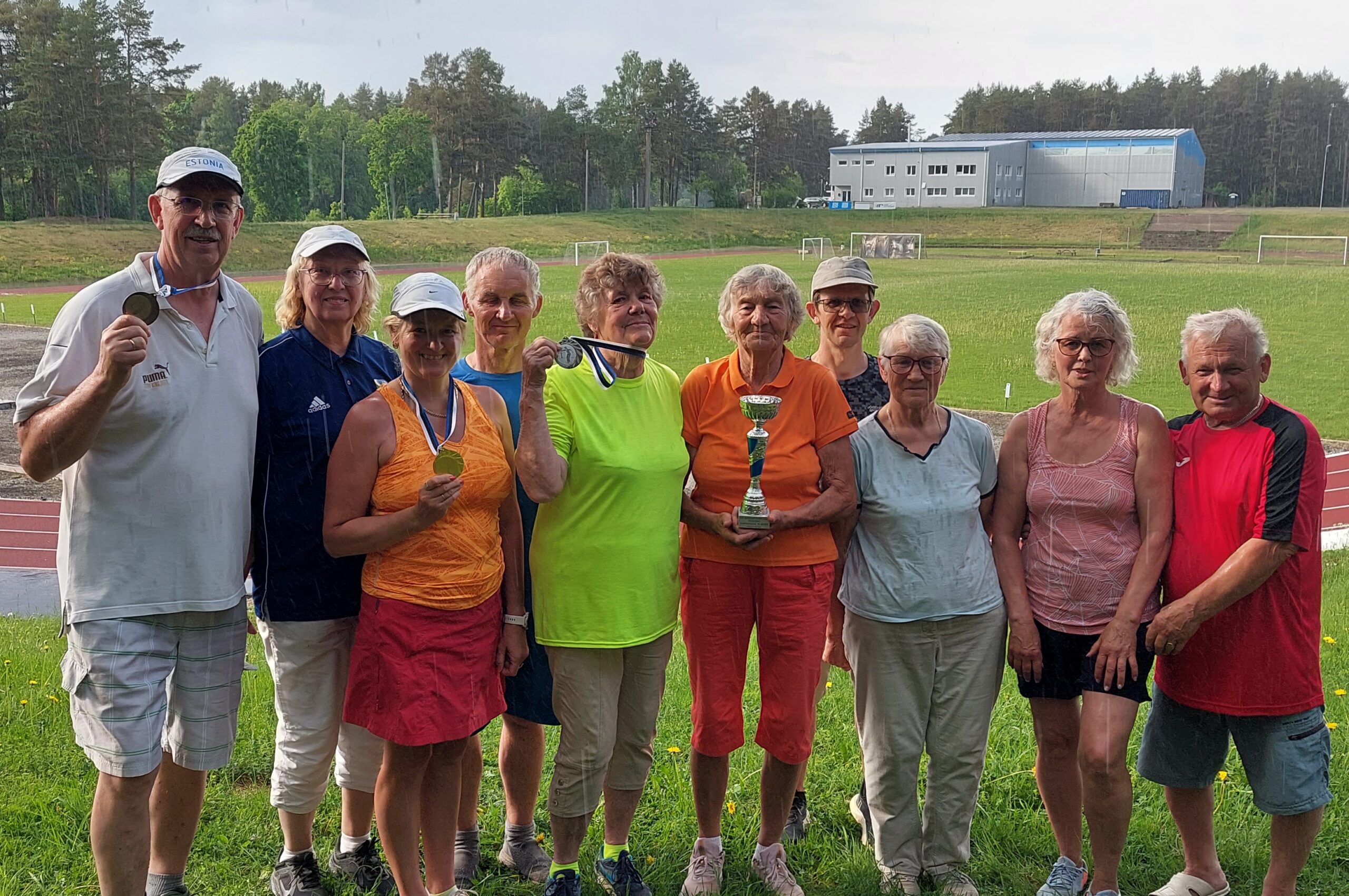 Jõgevamaa võistkond ühispildil. Foto erakogu.