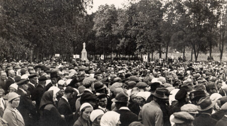 Vabadussõja mälestussamba avamine 17. augustil 1924