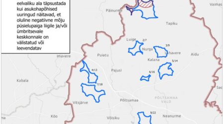 Kavandatavad tuulepargid Põltsamaa vallas.