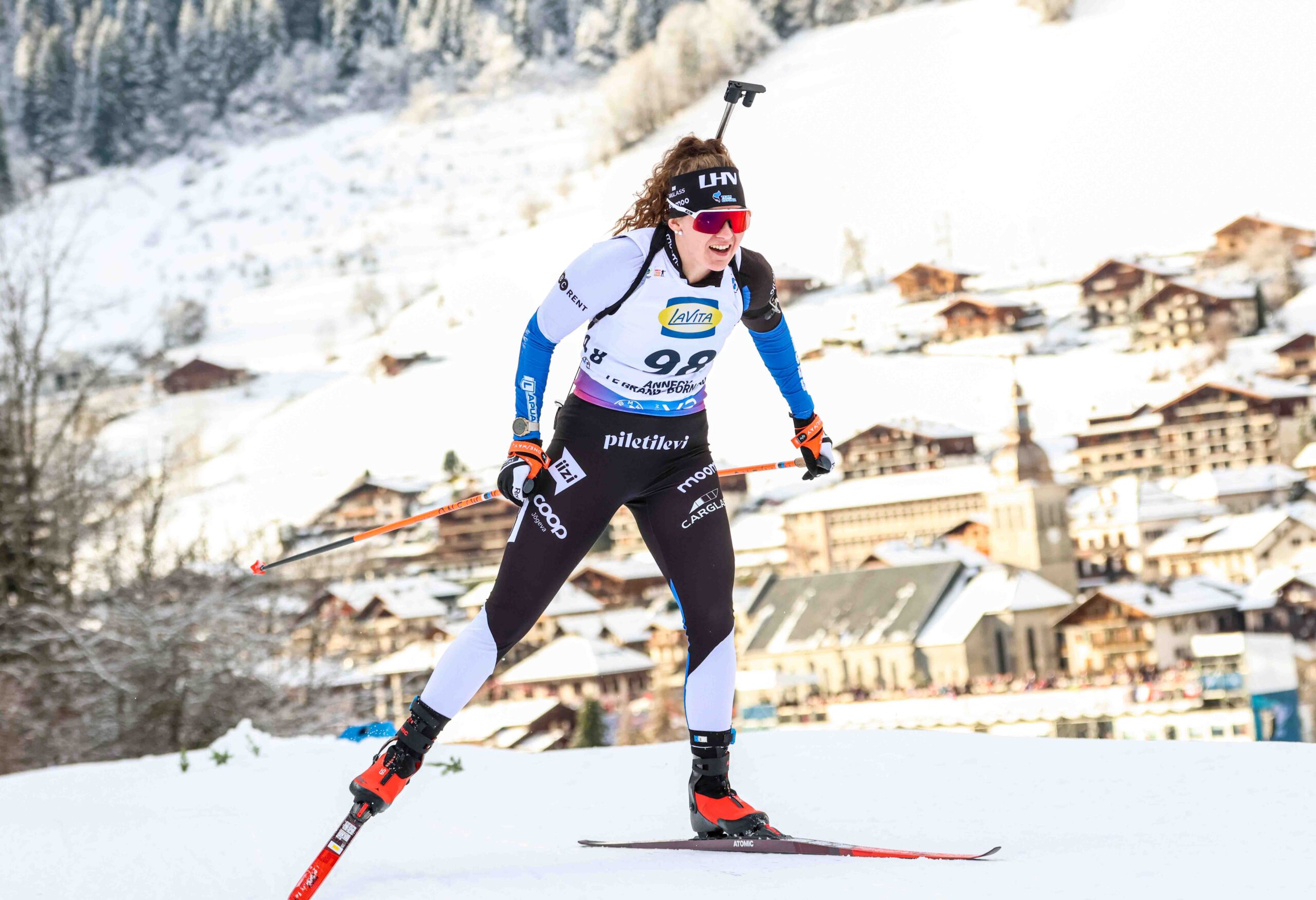 Hanna-Brita Prantsusmaal Le Grand – Bornand rajal. Foto Greta Kulvet