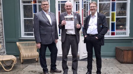 Kümnes tiitel teeb meele rõõmsaks. Vasakult Toomas Teppo, Gilmar Krživets ja Guido Pook. Foto erakogu.