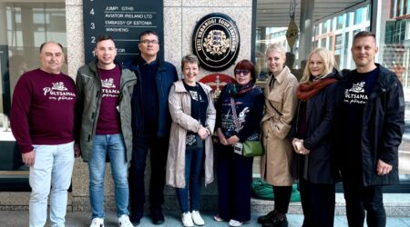 Põltsamaa delegatsioon Dublinis. Foto erakogu.