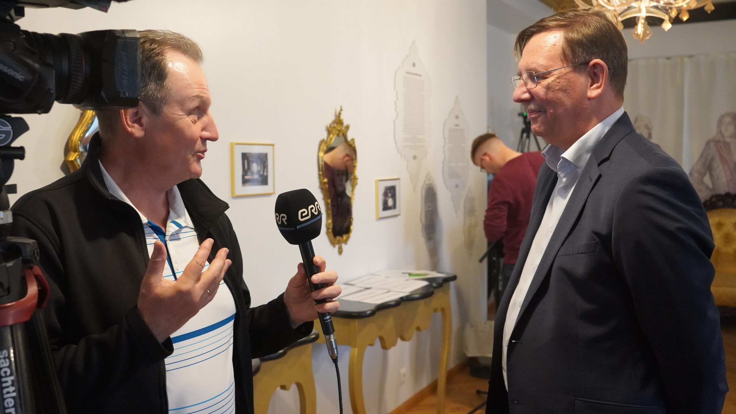 Vallavanema valimist kajastas ka ERR. Foto Samuel Axel Maikalu