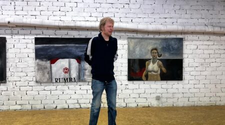 Hando Tamm näituse avamisel. Foto Gerli Räni