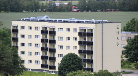 Renoveeritud kortermaja Põltsamaal. Foto on illustreeriv. Foto Raimo Metsamärt