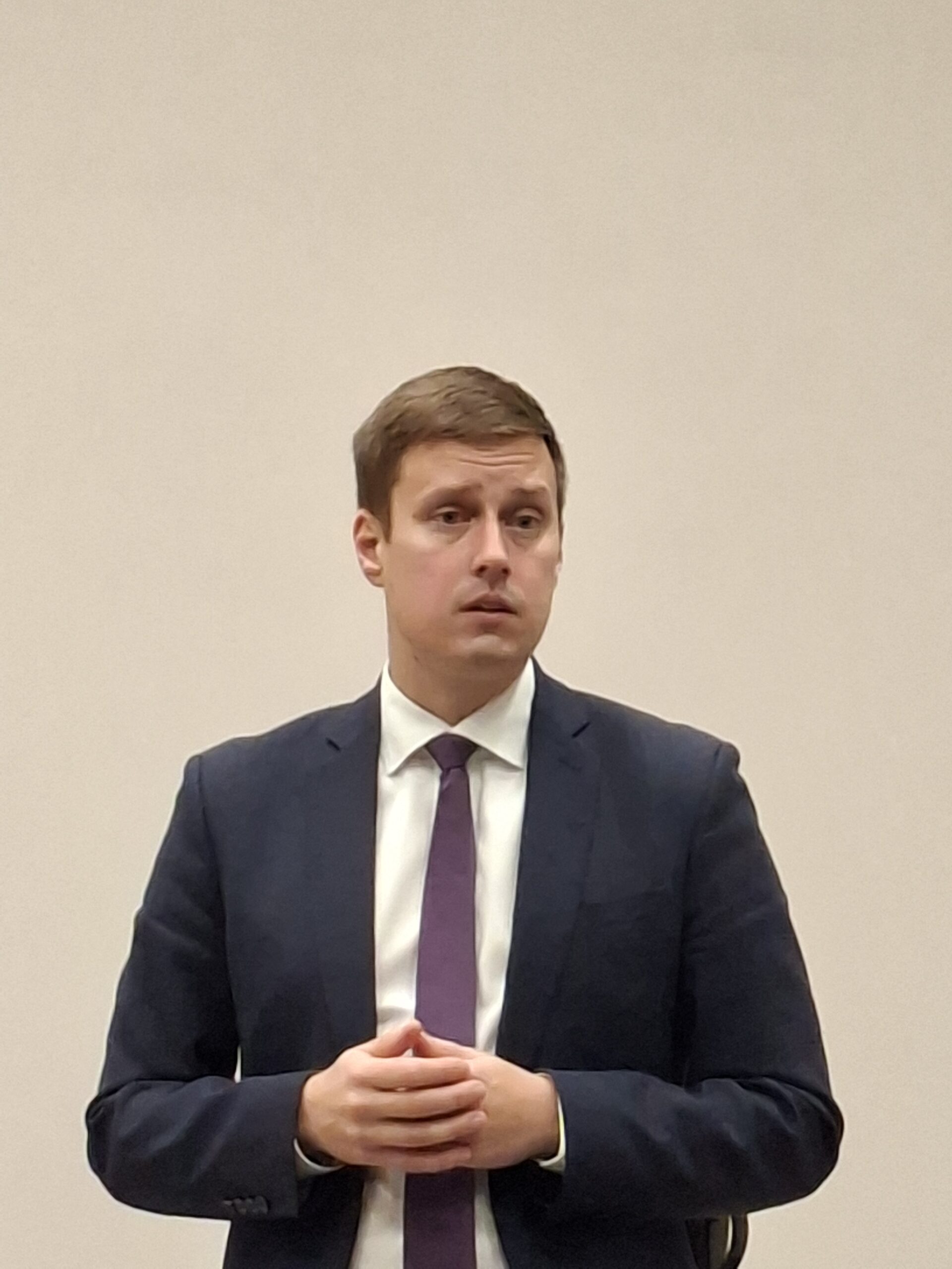 Erki Keldo rääkis ka riigikaitsesse investeeritud summadest. Foto Raimo Metsamärt