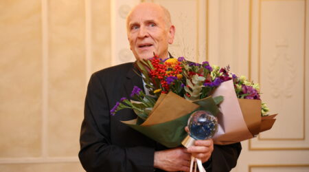 Heiki Rosin pidulikul tunnustusüritusel Puurmani lossis. Foto Ellar Sügiste