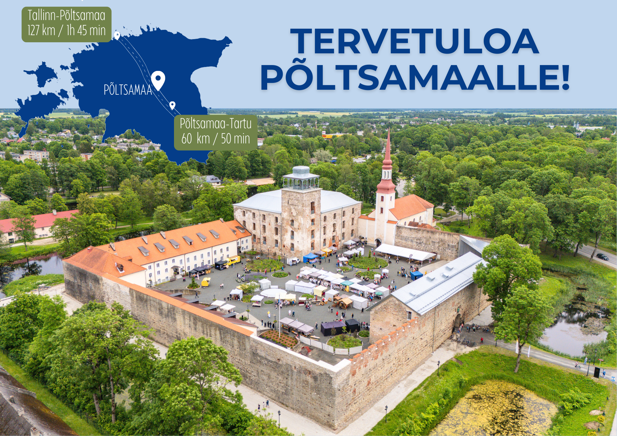 Põltsamaad tutvustav trükis.