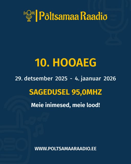 Pilt Põltsamaa Raadio facebooki