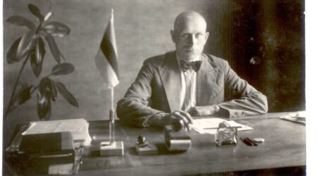 Georg Kold Põltsamaa linnapeana. Foto Põltsamaa Muuseumi fotokogu