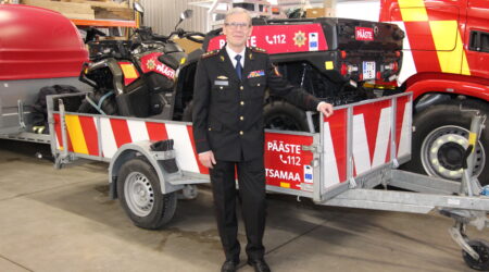 Peeter Randoja Põltsamaa päästekomandos. Foto Raimo Metsamärt