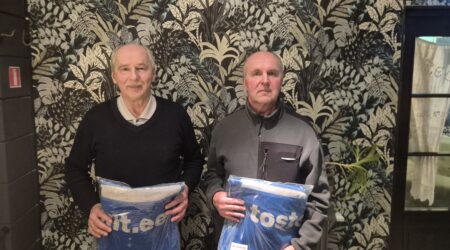 Mälumängu võitjad Raivo Lehiste ja Olav Auksmaa. Foto erakogu