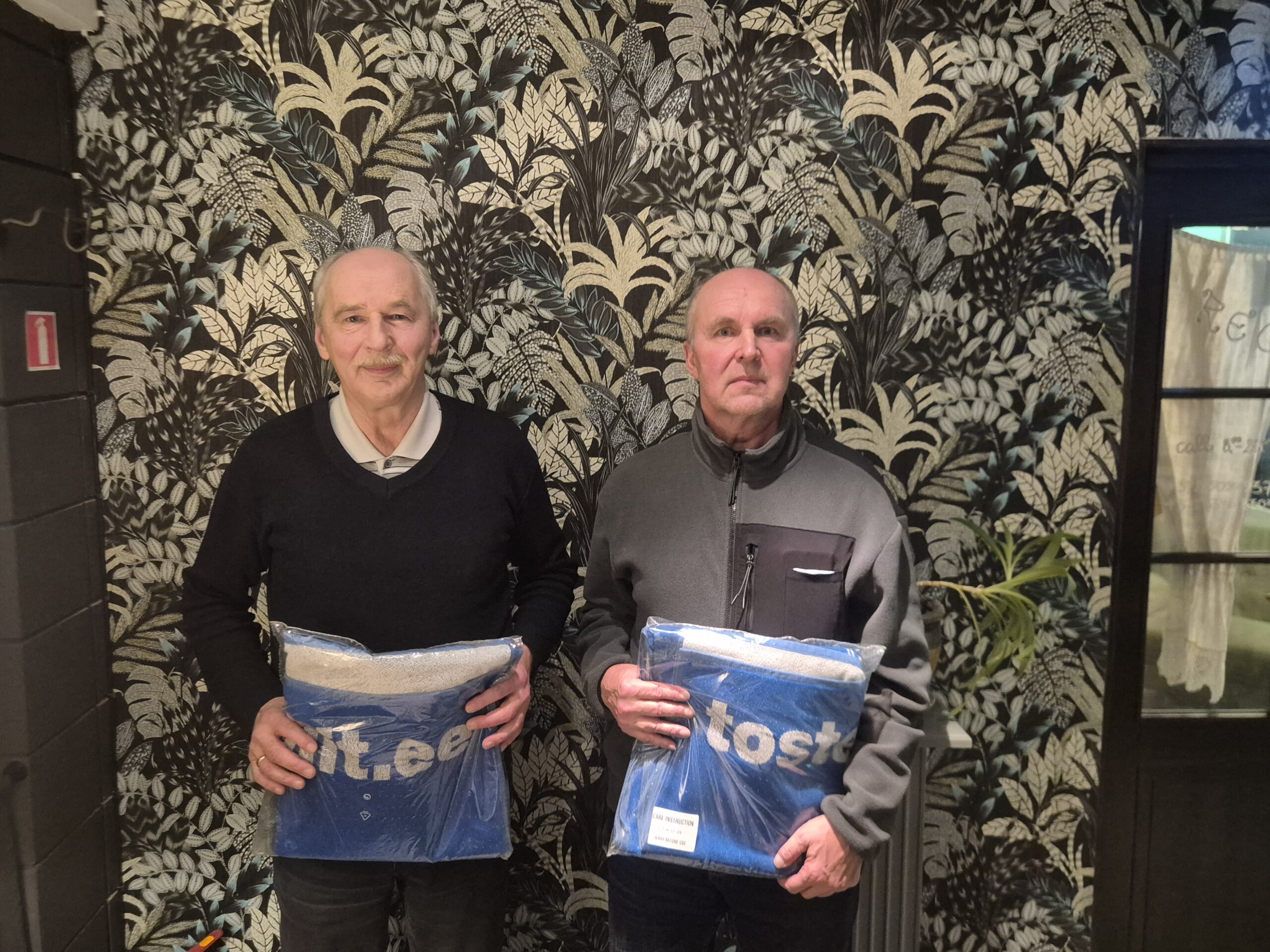 Mälumängu võitjad Raivo Lehiste ja Olav Auksmaa. Foto erakogu