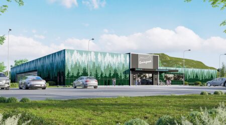 Visuaal Kuningamäe tulevasest spordikompleksist.