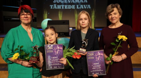 Pildil Tuuli-Lii Trumm (juhendaja Merle Nisu) ja Robin Tammik (juhendaja Meeli Nõmme). Foto Ellar Sügiste