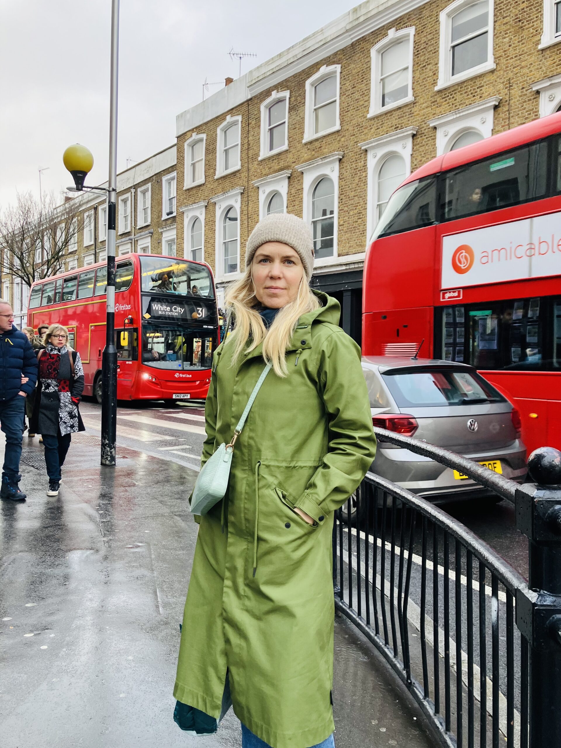 Diana Luik talvises Londonis. Foto erakogu