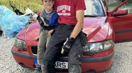 Mait Leemet pojaga. Foto erakogu