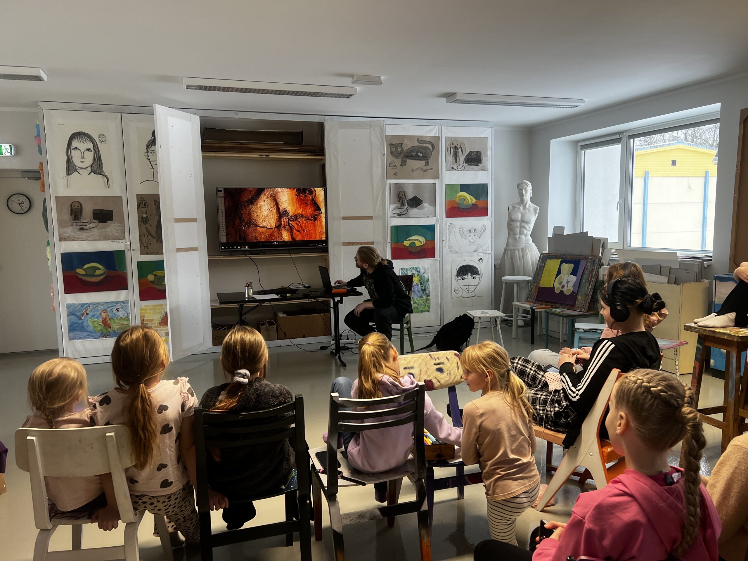 Animatsiooni töötoas toimus palju põnevat. Foto Gerli Räni