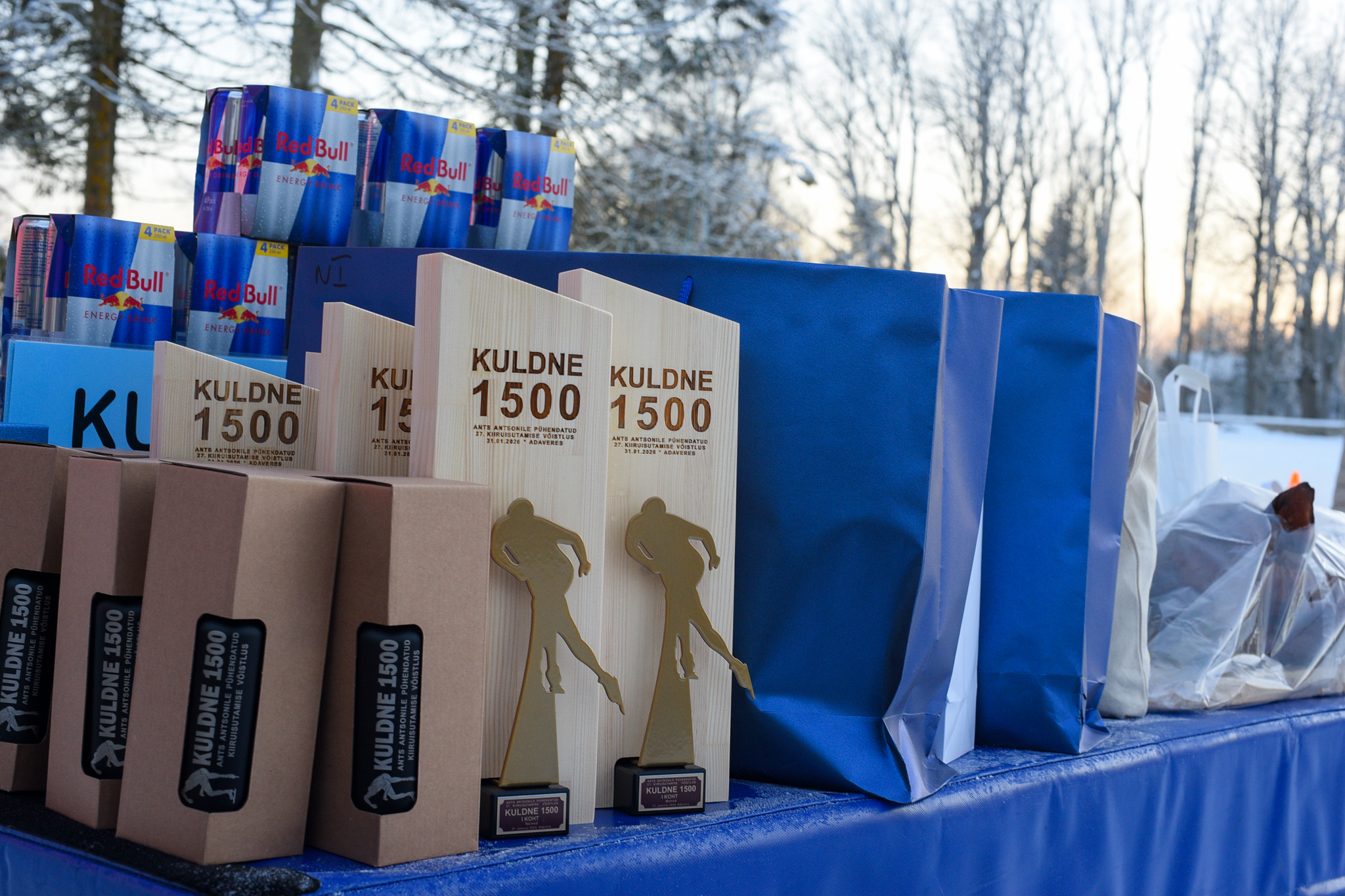 Võistluse auhinnad. Foto Tuuli Vaher