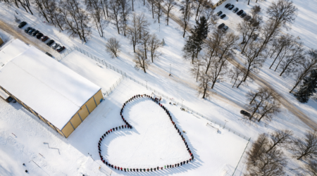 Suur süda oli õhust vaadatuna tõesti ilus. Droonifoto Jan Müür