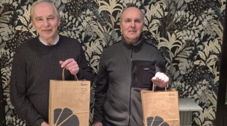 Neljanda etapi võitjad vasakult Raivo Lehiste ja Olav Auksmaa. Foto erakogu