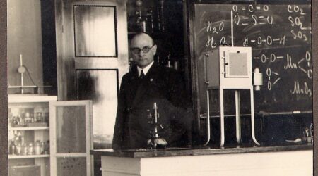 Paul Pedoste pälvis Valgetähe teenetemärgi. Ta oli Põltsa- maa eragümnaasiumi ja progümnaasiumi õpetaja. Foto Põltsamaa Muuseumi fotokogu