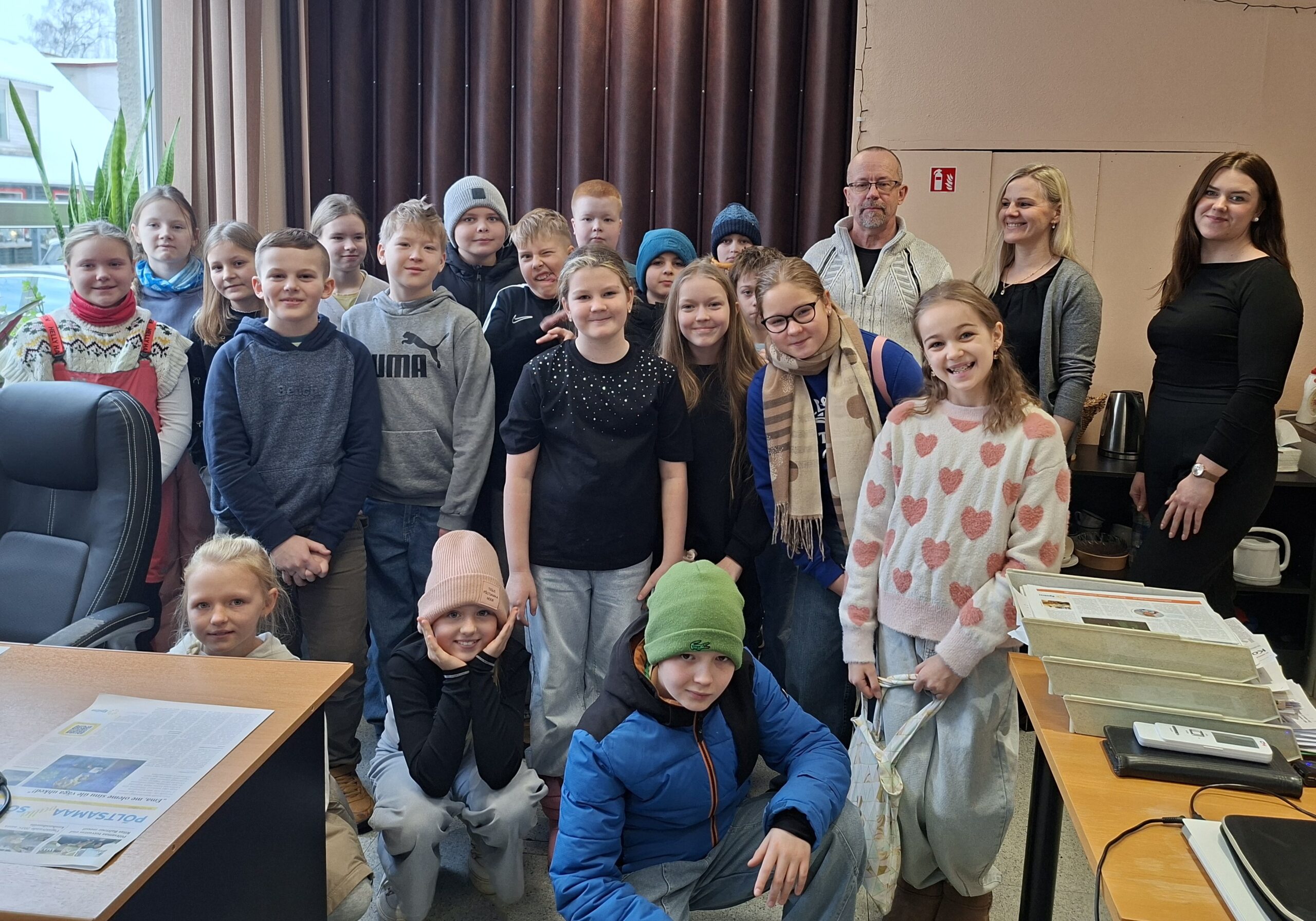 Pärast erinevate ülesannete lahendamist oli tore ka ühispilti teha. Foto Raimo Metsamärt