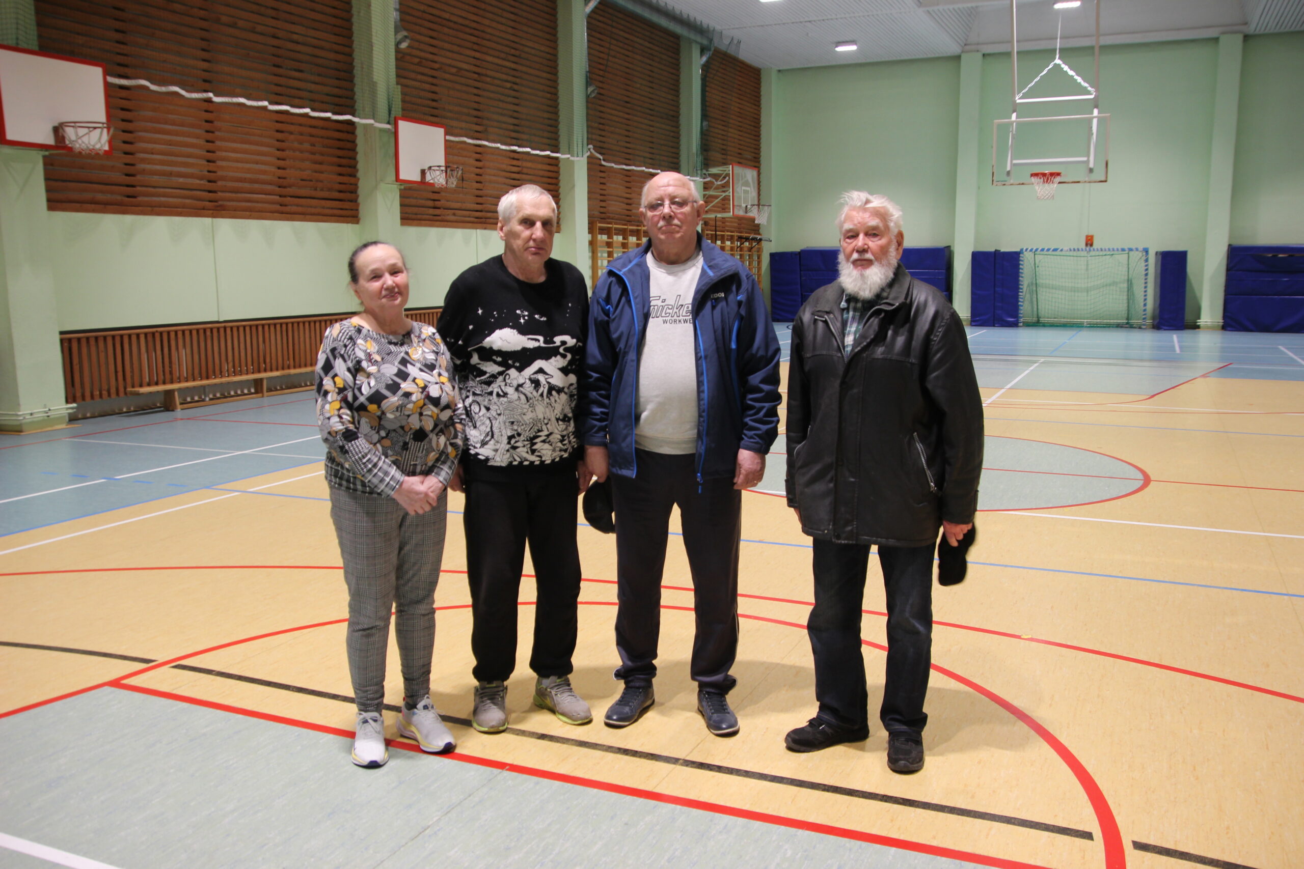 Hoonest rääkisid lähemalt Anar Treiman, Väino Treiman, Vello Saska ja Jaan Soone. Foto Raimo Metsamärt