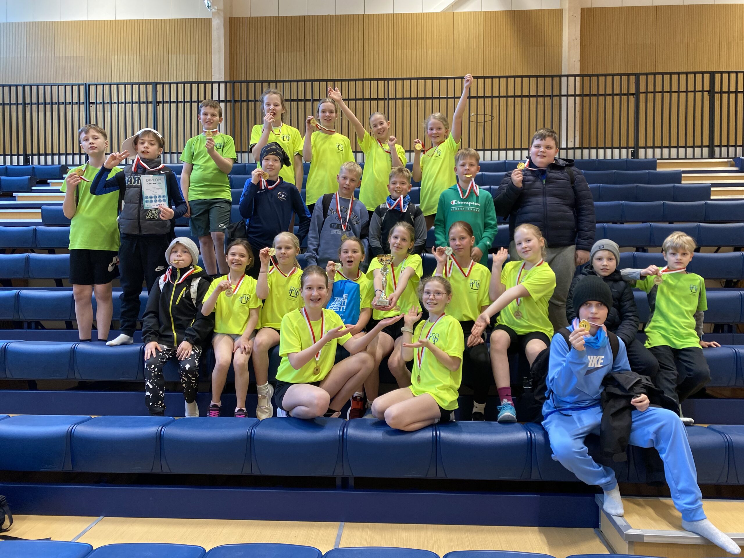 Põltsamaa Ühisgümnaasiumi esindus saavutas I koha. Foto Triin Kodusaar