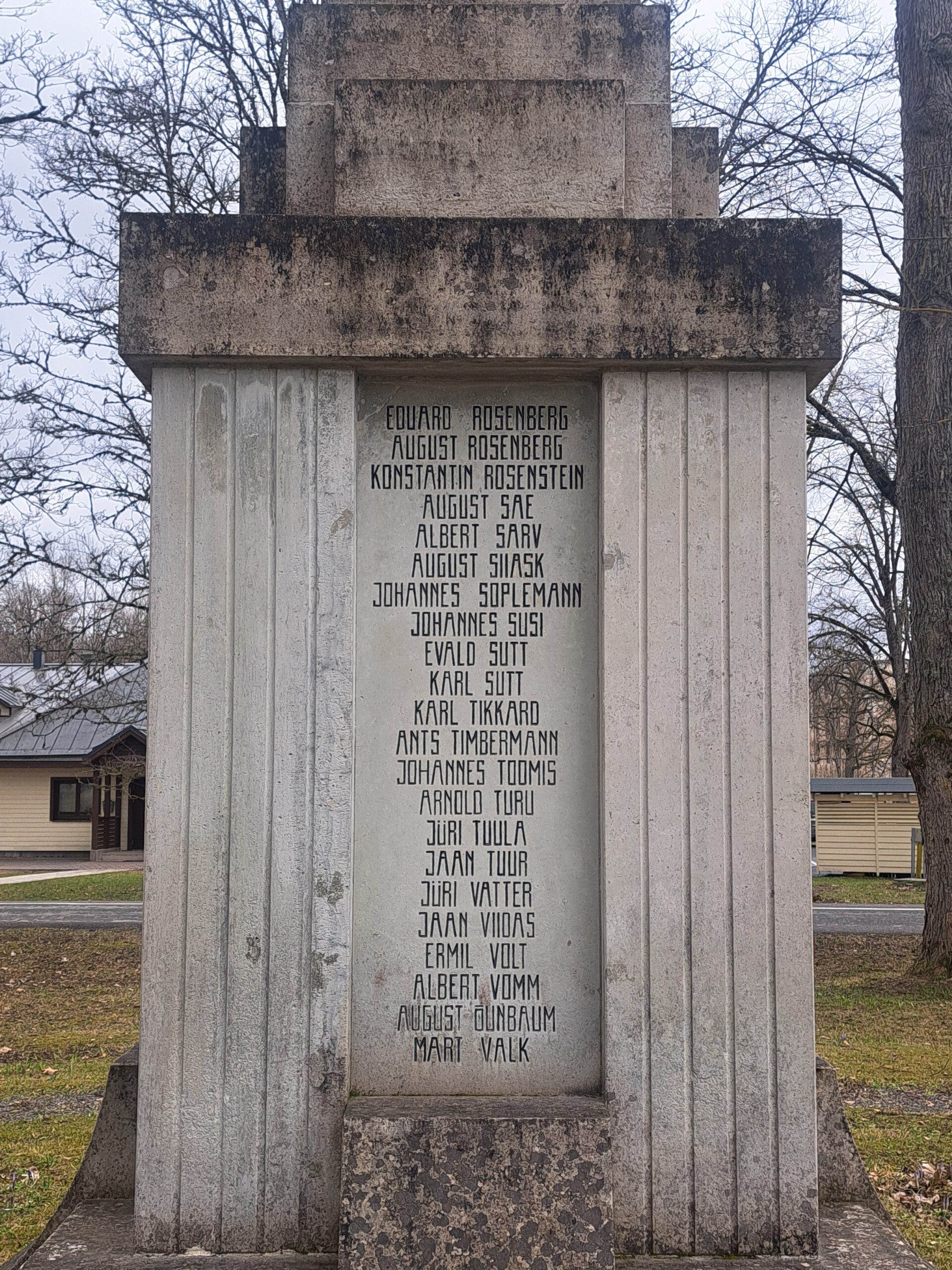 Põltsamaa Vabadussõja ausammas. Foto erakogu