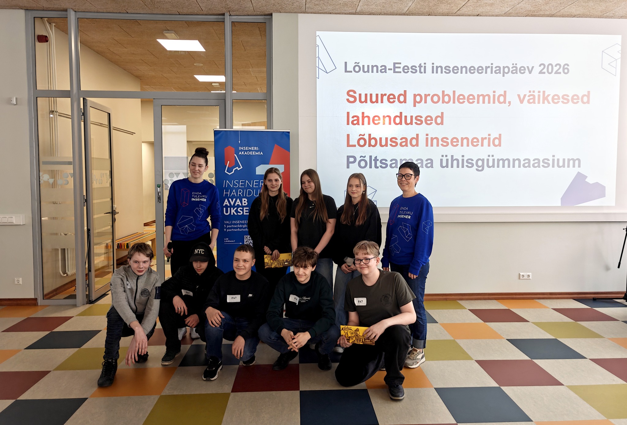 Suured probleemid, väikesed lahendused. Lõbusad insenerid. Foto PÜG