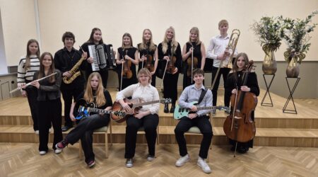 65. lennu lõpetasid 14 õpilast. Foto Põltsamaa Muusikakool