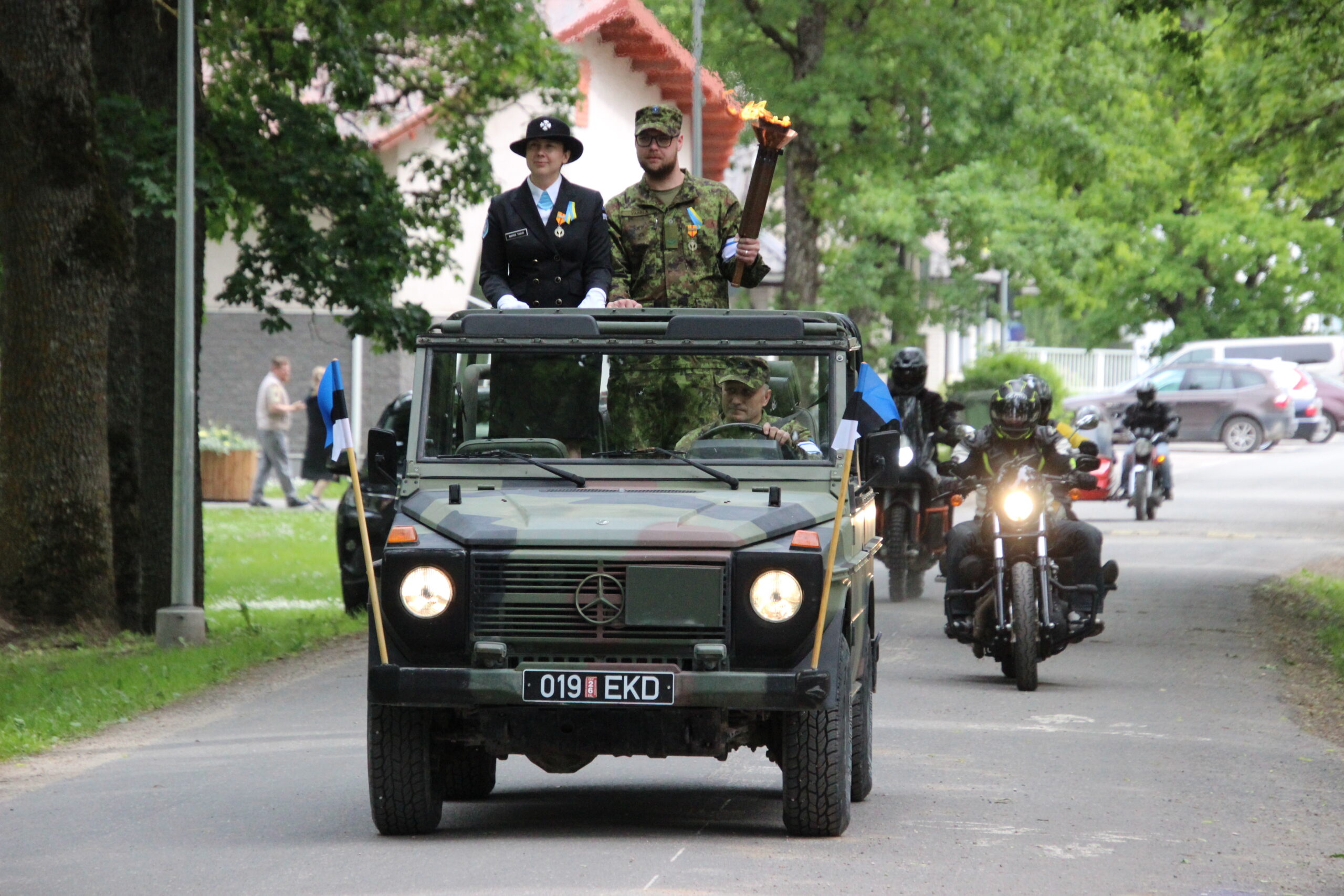 Tule saabumine Põltsamaale 2025. aastal. Foto Raimo Metsamärt