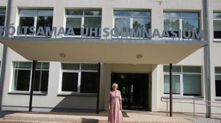 Põltsamaa Ühisgümnaasiumi nime peagi hoonelt enam ei leia. Foto Raimo Metsamärt