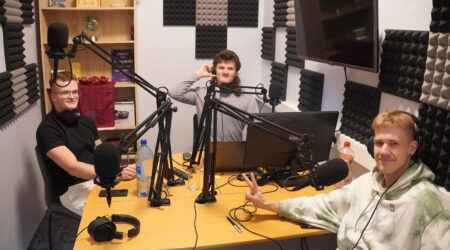 Vasakult: Sander Koll, Ruuben Meier, ja Andero Tigane. Foto erakogu