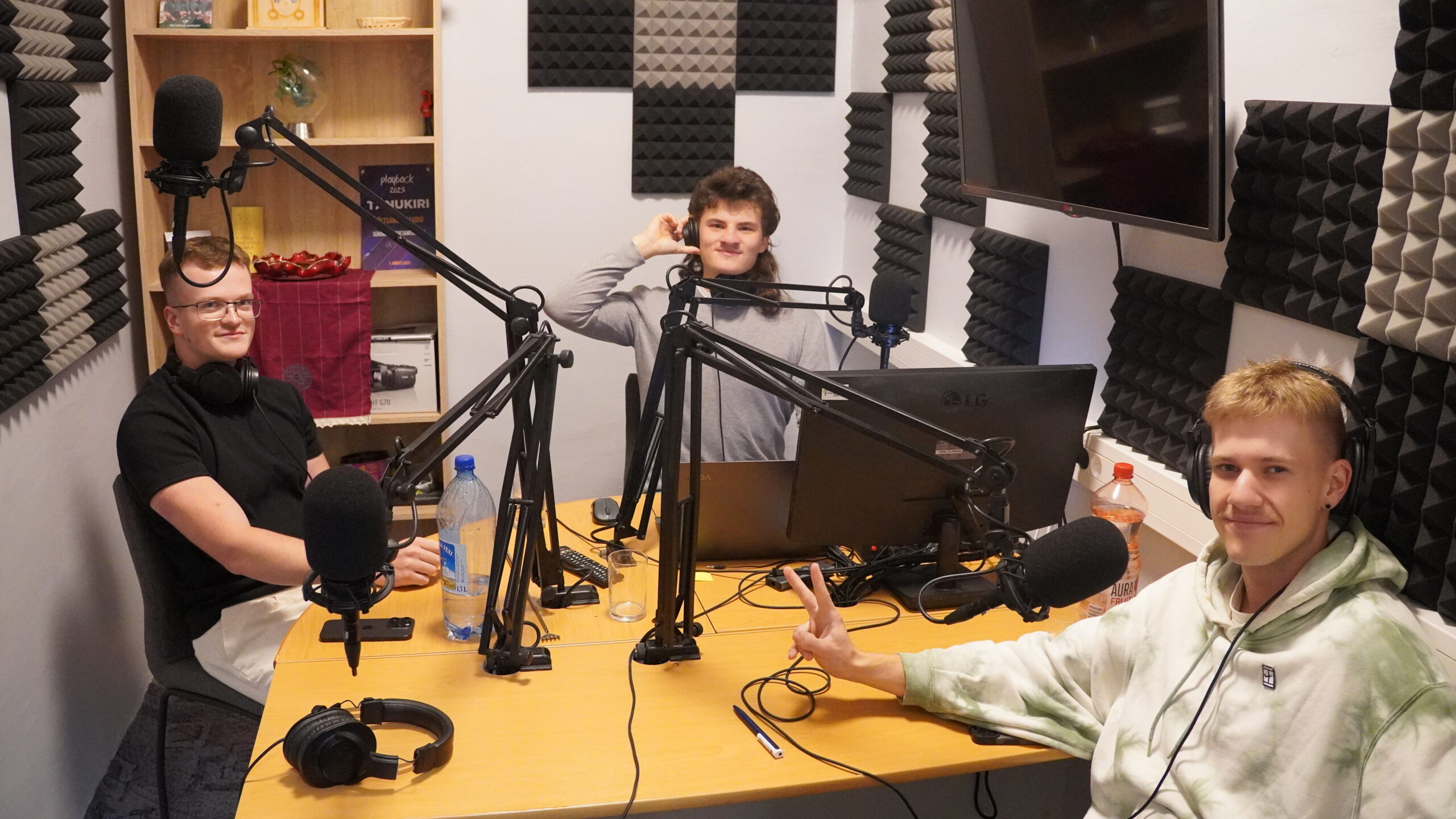 Vasakult: Sander Koll, Ruuben Meier, ja Andero Tigane. Foto erakogu