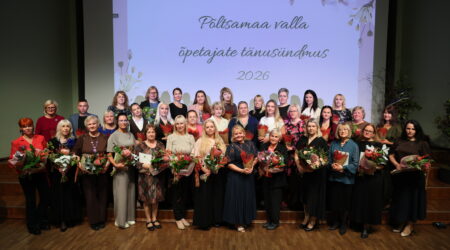 Palju õnne, õpetajad! Foto Ellar Sügiste
