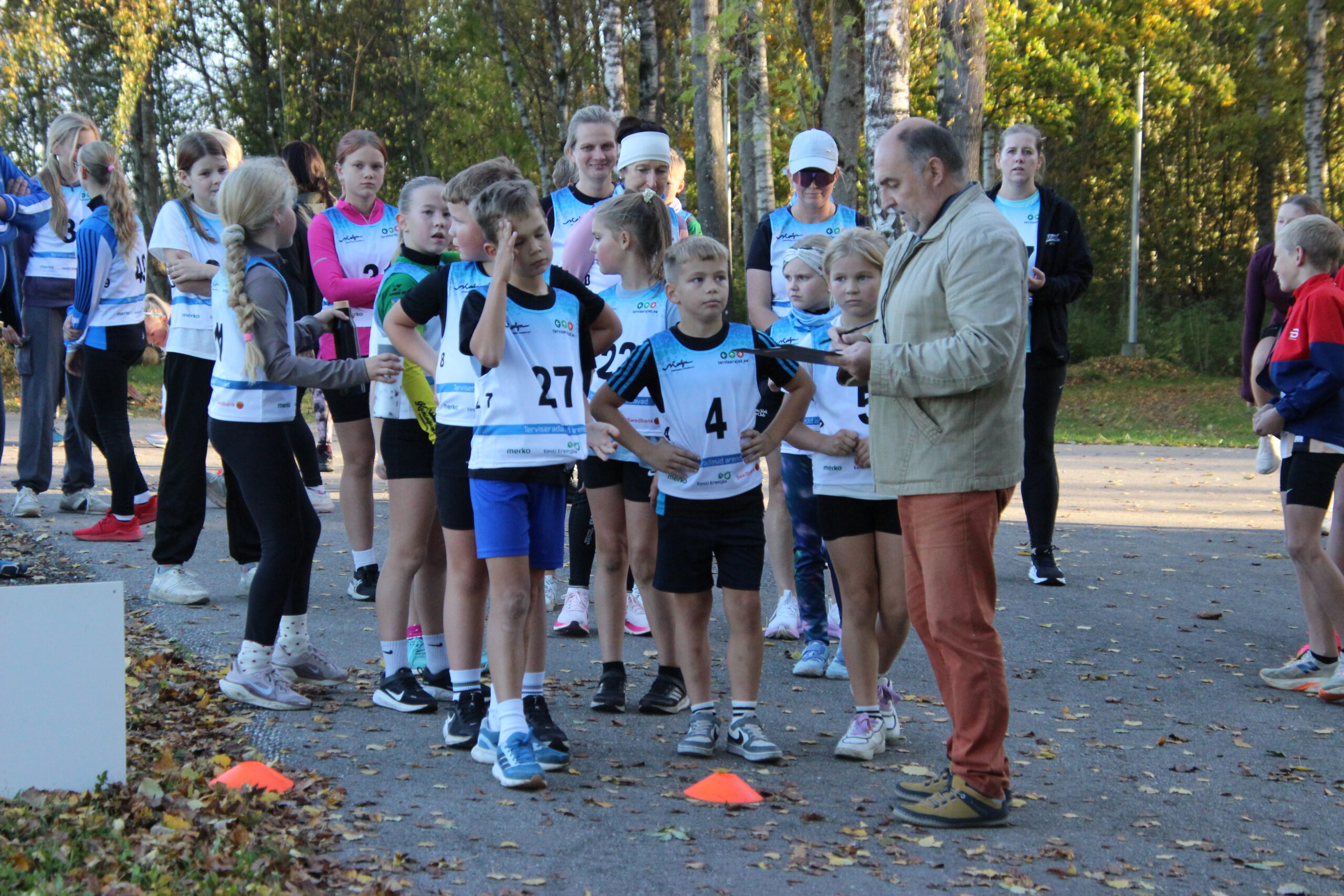 Stardijärjekord oli päris pikk. Foto Raimo Metsamärt