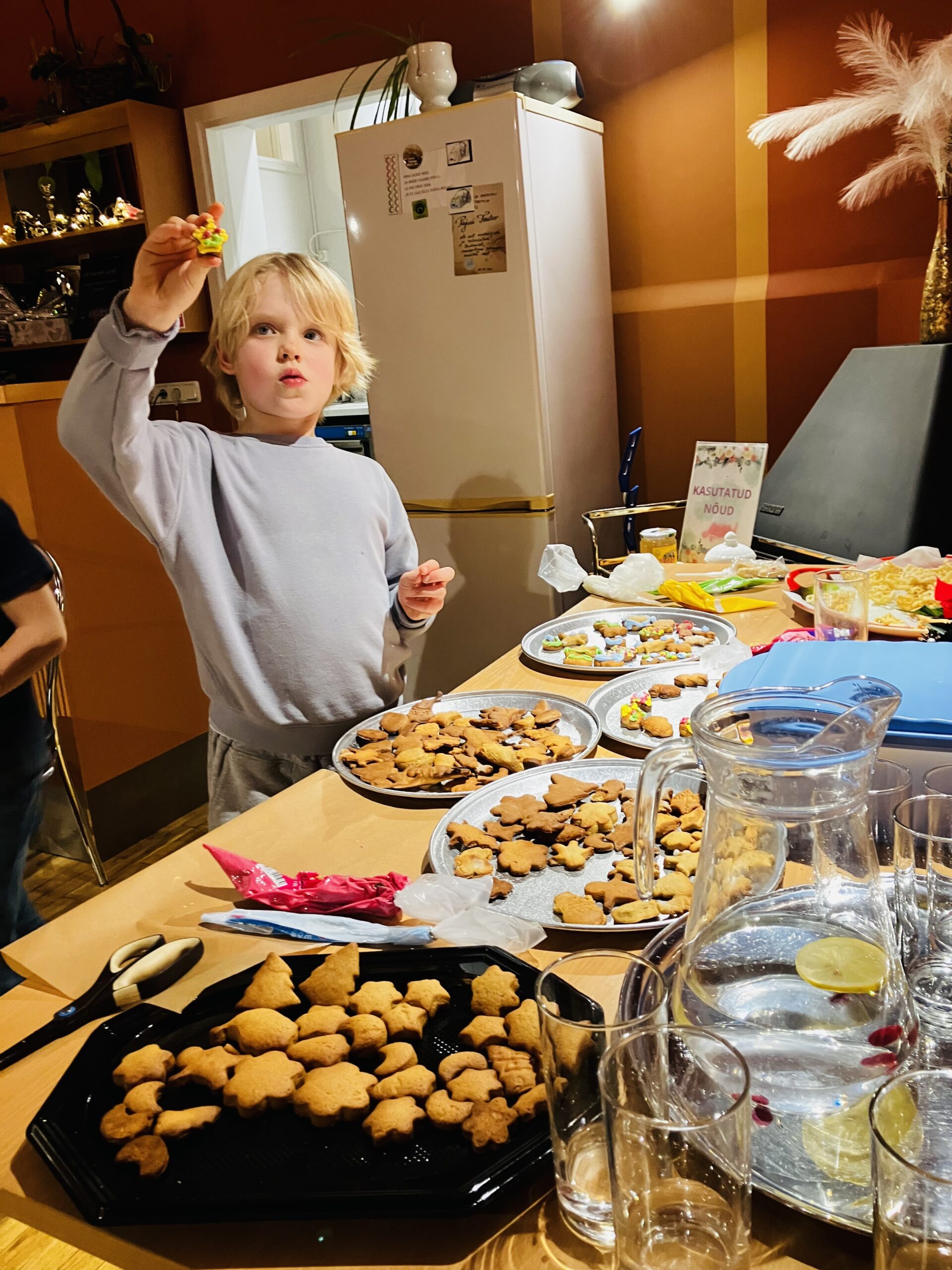 Jõuluaja kogupereüritus Pajusi rahvamajas. Foto Diana Luik